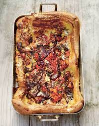Carefully remove the dish from the oven and pour in the batter. Vegetarian Toad In The Hole Recipe House Garden