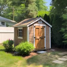 8x8 tall small gable shed plan e