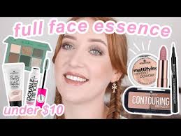 full face using essence cosmetics in