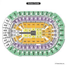 Capital Center Seating Chart Staples Center Concert Seating