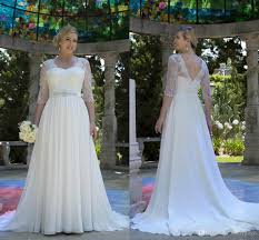 Chiffon dresses became very popular in the. Plus Size Chiffon Wedding Dresses Off 71 Buy
