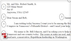 Political Campaign Fundraising Letter Example Political