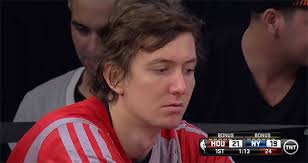 Omer Asik on the bench. McHale said Omer Asik was not feeling well, but he did not look happy on the bench Thursday. So Omer Asik has requested a trade. - omer-asik-bench