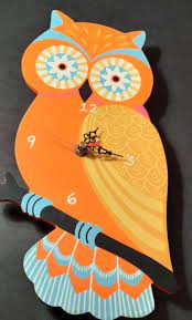 Owl Decorative Clocks For