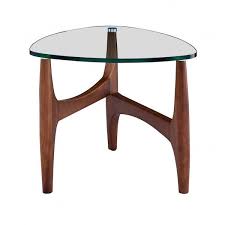 Side Table With Walnut Base End Table
