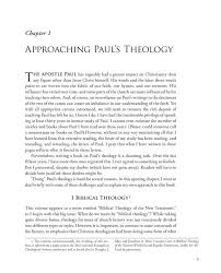 theology of paul and his letters the