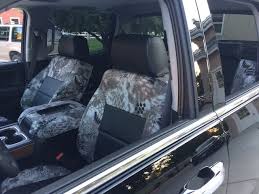 Black Ostrich Seat Covers