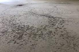 pitted spalled concrete floors