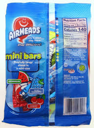 airheads mini bars chewy taffy candy