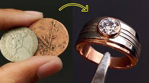 i turn old coins into jewelry jewelry