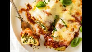 Heat oil in a large skillet over medium high heat. Spinach And Ricotta Cannelloni Recipetin Eats