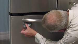 Maytag Refrigerator Repair - How to Replace the Door Handle - YouTube