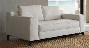 leaf two seaters sofa white leather