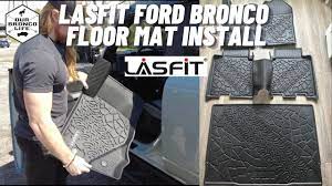 lasfit 2021 2023 ford bronco floor mat