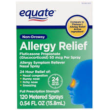 Equate Non Drowsy Allergy Relief Nasal Spray 50 Mcg 0 54
