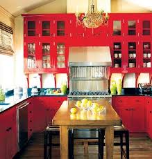 Best type of paint for kitchen cabinets (see suggestions below). Pin By This Old House On For The Home Red Kitchen Design Color Red Kitchen Cabinets Pink Kitchen Cabinets