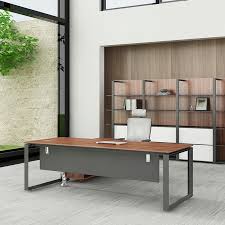 L Shaped Peninsula Desk With Wall Unit