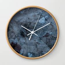 Transpa Blue Wall Clock By