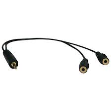 Tripp Lite 3 5 Mm Stereo 1 Ft Cable Y