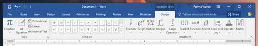 How To Change The Equation Font In Ms Word