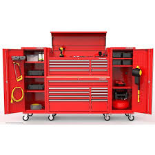 husky modular tool storage 92 in w red