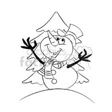 Choose from 340+ snowman cartoon graphic resources and download in the hand drawn snowman cartoon snowman winter snowman gentleman snowman. Snowman Cartoon Black White Clipart Commercial Use Gif Jpg Png Eps Svg Ai Pdf Clipart 393475 Graphics Factory