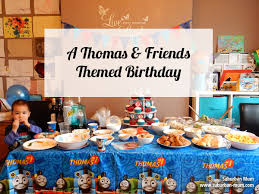 a thomas friends themed birthday