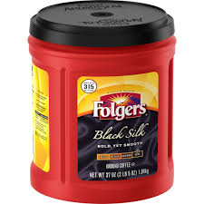 folgers black silk ground coffee dark