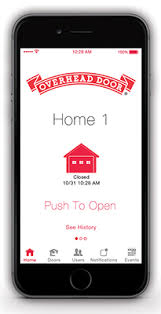 mobile app garage door opener