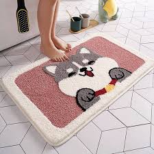 adorable cartoon rug blended fabric