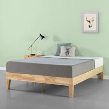 solid wood platform bed
