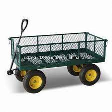 High Quality Steel Meshed Garden Cart