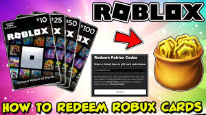 how to redeem a robux gift card on