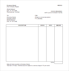 Receipt Template For Services Rendered Chakrii