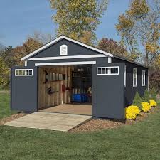 24 ft garage wood storage shed