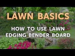 How To Use Lawn Edging Bender Board