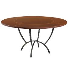 Fast shipping & bulk pricing! Wrought Iron Hudson 60 Inch Round Dining Table