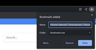 bookmarks from the chrome browser