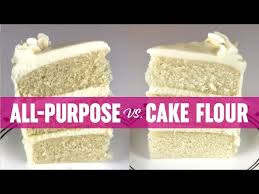 all purpose flour vs cake flour you