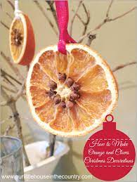 She loves applying that passion and skill to christmas decorating, creating a visual feast for family and friends. How To Make Dried Orange And Cloves Christmas Decorations Our Little House In The Country