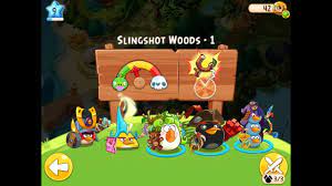 Angry Birds Epic Slingshot Woods Level 1 Walkthrough - YouTube
