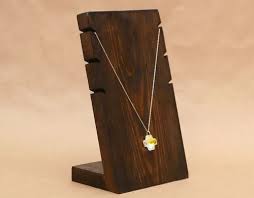 Necklace Display Wooden Stand