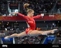usa s shawn johnson performs on the