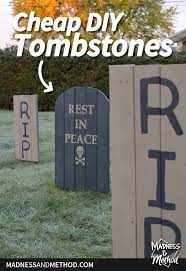 diy gravestones madness method