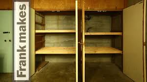 Avoid wood shelving because moisture in the floor will wick upward, potentially damaging your shelving and its contents. Basement Storage Shelves Youtube
