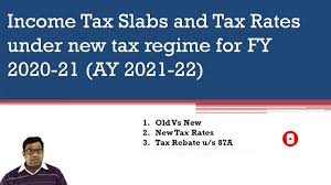 new income tax slabs tax rates for fy