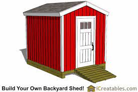 8x10 delux shed plans storage shed