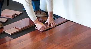 brown engineered timber flooring