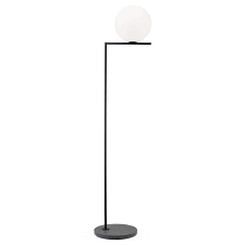 Ic F2 Outdoor Floor Lamp In Black By