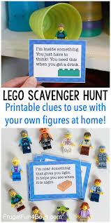 Given that the box is as pretty as the cards, this deck is extra hard to resist. Lego Scavenger Hunt With Printable Clue Cards Frugal Fun For Boys And Girls